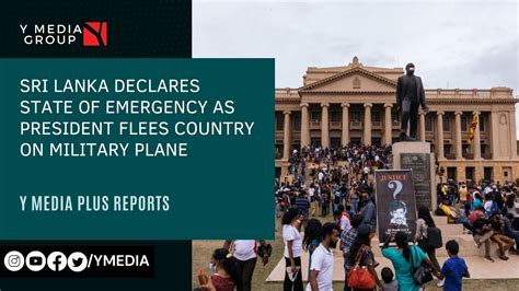 Sri Lanka Declares State Of Emergency As President Flees Country On