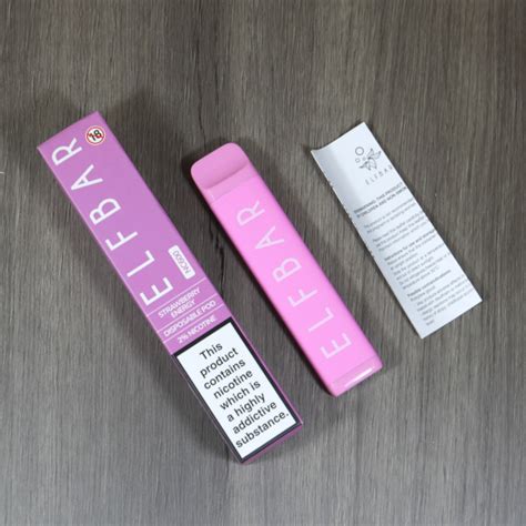 Elf Bar Nc600 Disposable Vape Bar Strawberry Energy