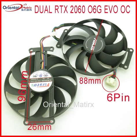 Ventilador De Refrigeraci N Para Tarjeta Gr Fica Asus Dual Rtx O G