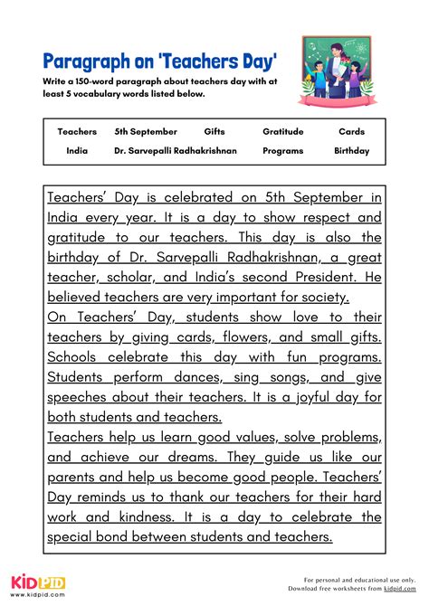 The Perfect Paragraph Teachers 6