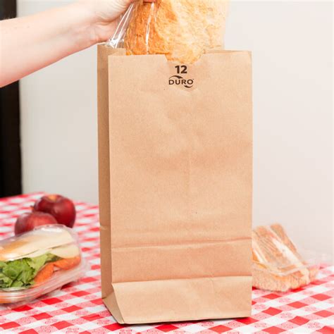 Duro Brown Paper Bag 12 Lb 500 Bundle