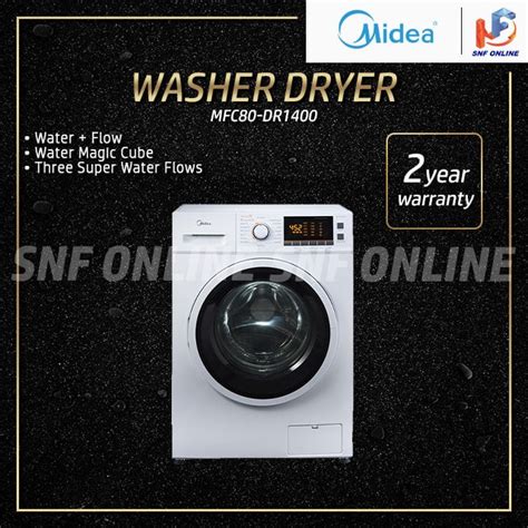 Midea 2 In 1 Front Load Washer Dryer Mfc80 Dr1400