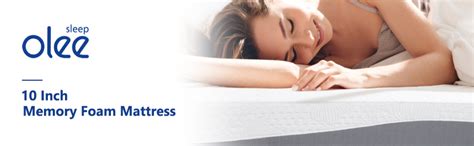 Amazon Olee Sleep 10 Inch Aquarius Memory Foam Mattress Full