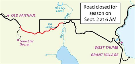 Construction Work To Result In Yellowstone Road Closures After Labor