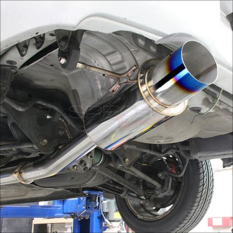 Spec D Tuning Exhaust Subaru Wrx 02 07 3” W N1 Muffler W Blue Burn