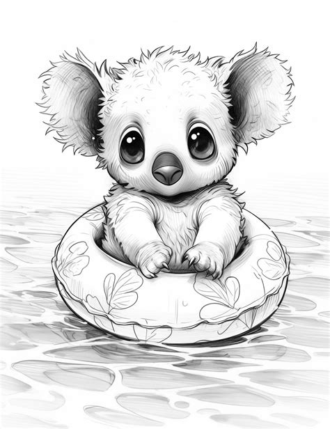 34 Adorable Koala Coloring Pages For Kids And Adults - Our Mindful Life