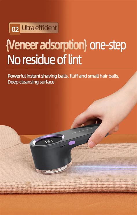 Electric Portable Lint Remover Fabric Shaver Rechargeable Sweater Shavers Electric Lint Remover