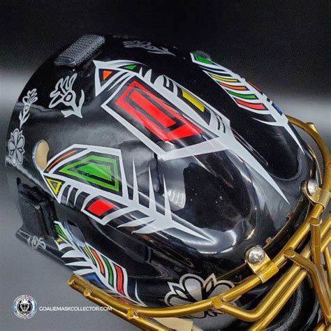 Marc-Andre Fleury Unsigned Goalie Mask Chicago Heritage 2021 Tribute ...