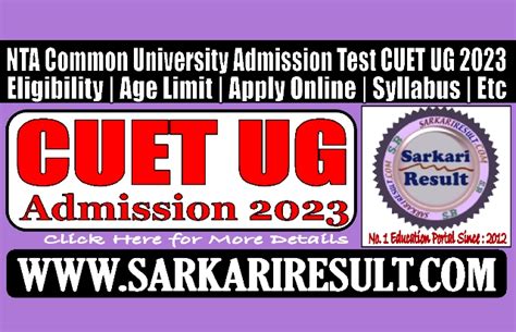 Nta Cuet Ug 2023 Result With Score Card