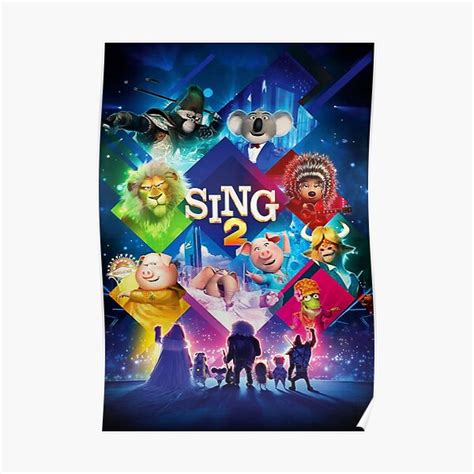 "Sing 2 Cover" Poster by loudmorales | Redbubble