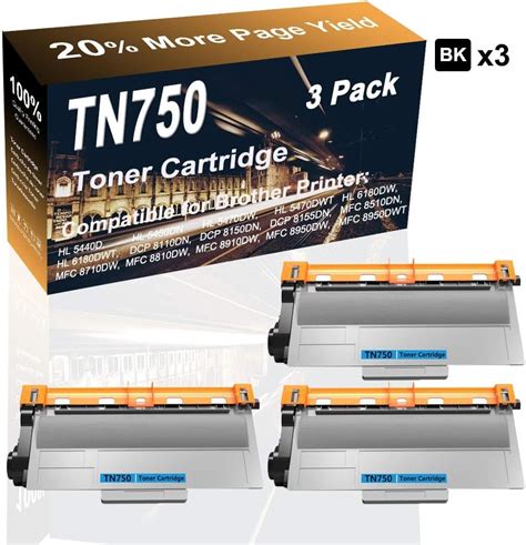 Amazon Pack Black Compatible Printer Toner High Yield