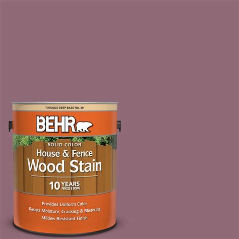 BEHR 1 gal. #S120-6 Full Glass Solid Color House and Fence Exterior ...