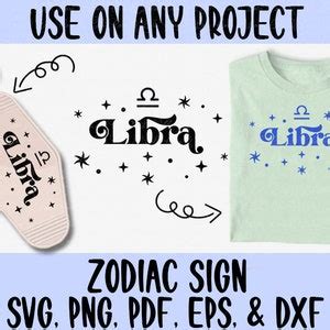 Zodiac Sign SVG Libra SVG Retro Motel Keychain Svg Keychain Svg