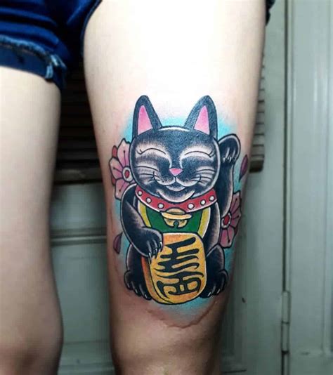 Maneki Neko Tattoos Explained Origins Meanings Symbols