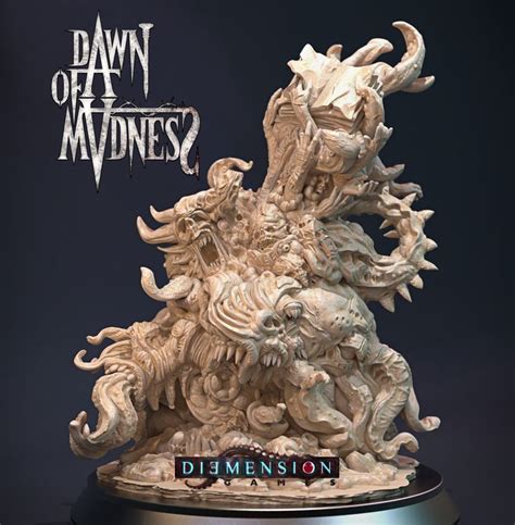 Dawn Of Madness Statue Spawns The Cthulhu Mythos Rudolf B Res On