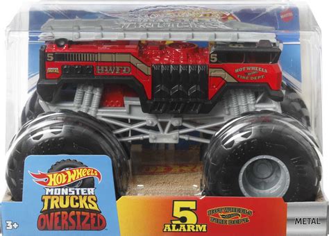 Hot Wheels Monster Trucks Oversized Monster Truck In Scale Walmart