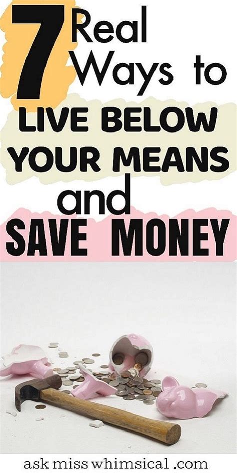 How To Live Below Your Means And Save Money Ask Miss Whimsical