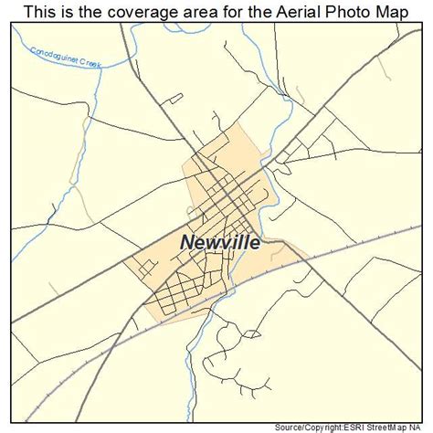 Aerial Photography Map of Newville, PA Pennsylvania