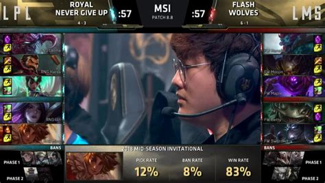 MSI2018季中冠军赛小组赛5月14日RNG VS FW 3DM网游