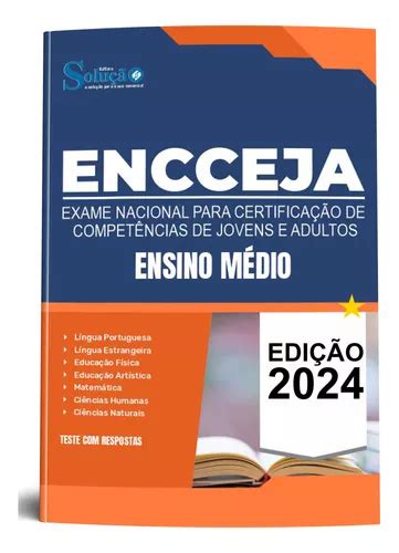 Apostila Ensino Médio Encceja 2024 Atualizada Solução Parcelamento