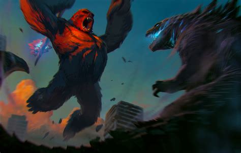 Artstation Godzilla Vs Kong