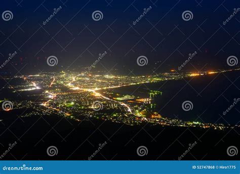 Paisagem Da Cidade De Mutsu Foto De Stock Imagem De Paisagem Nuvens