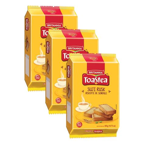 Toastea Suji Rusk 10 75oz 305g Biscotte De Semoule Crispy Tea