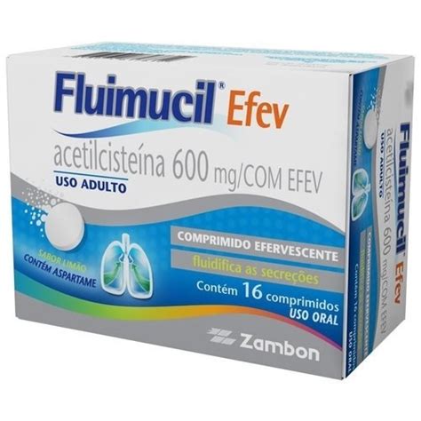 Comprar Fluimucil Comprimido 600mg Caixa Com 60 Comprimidos