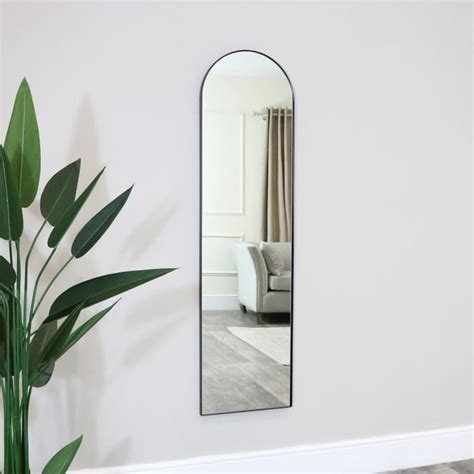 Melody Maison Miroir Mural Arche Encadr Noir Cdiscount Maison