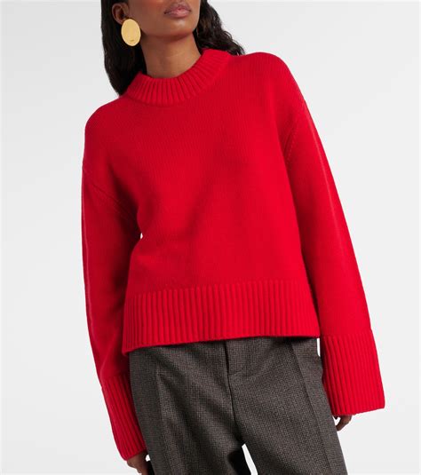 Sony Cashmere Sweater In Red Lisa Yang Mytheresa