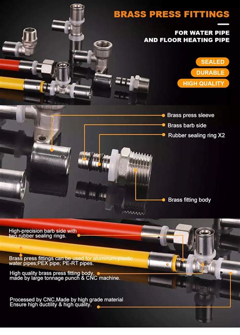 Mm Mm Full Size Pex Compression Fittings Cw Copper