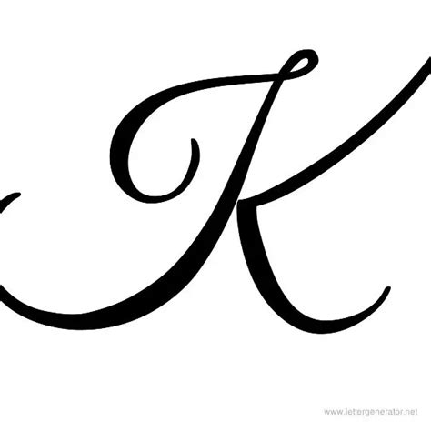 Letter K In Cursive Cursive Letter K Descargardropbox K In Fancy