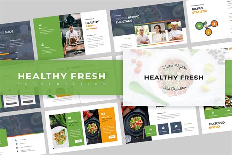 Healthy Food Presentation Template TMint