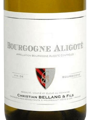 Christian Bellang Fils Bourgogne Aligoté Vivino Australia