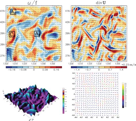 Top Row Regular Mesoscale Flow Fields Left Panel Vertical