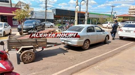 Segundo Acidente Do Dia Envolveu Moto E Carro No Centro De Rolim De