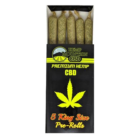 Hemp Flower Pre Rolls Pack Hemp Mountain Cbd