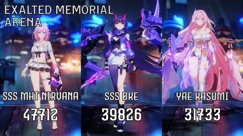 MHT Nirvana BKE Yae Kasumi Exalted Memorial Arena Honkai Impact 3