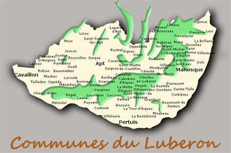 Luberon Villages Map