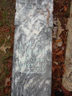 William T Stephens 1862 1910 Find A Grave Memorial