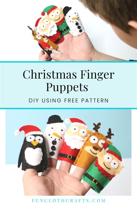 Christmas Finger Puppets Free Pattern Artofit