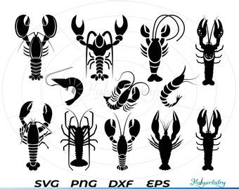 Lobster Svg Lobster Clipart Svg Files For Cricut Seafood Svg