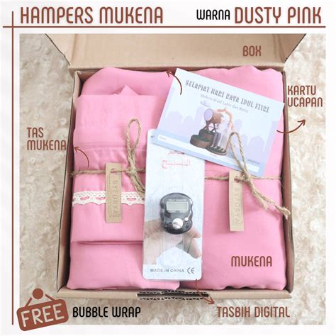 Jual Byforya Hampers Mukena Katun Dewasa Muslimah Alat Sholat