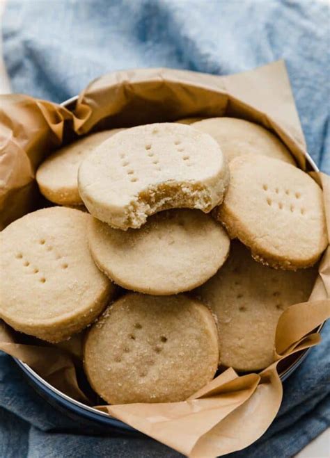 Grandmas Shortbread Cookies With Cornstarch