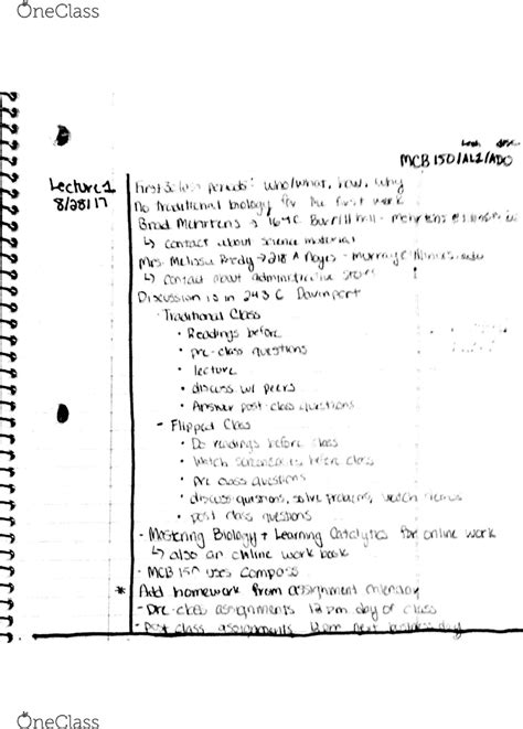 Mcb Final Exam Guide Comprehensive Notes For The Exam Pages