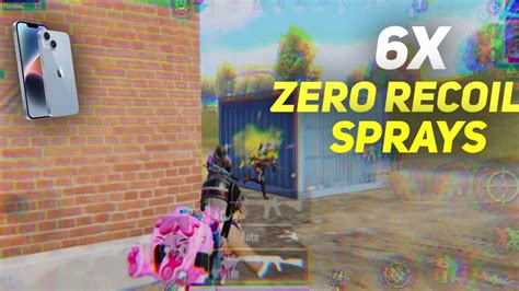 How To Get Zero Recoil X Sprays In Iphone Only Laser Spray Bgmi