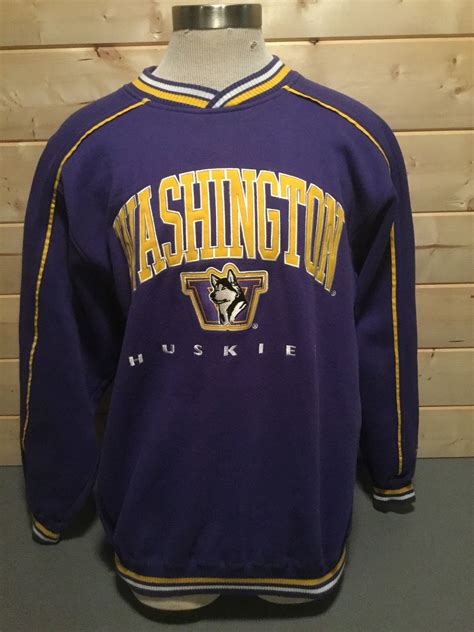 Vintage Uw Huskies 1990s Sweatshirt 5050 Retro Etsy Sweatshirts