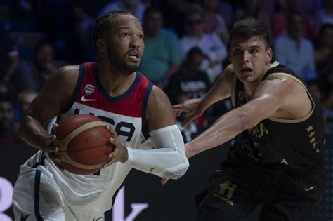 Jalen Brunson S Perfect Shooting Leads Usa Past Spain Ahead Of Fiba