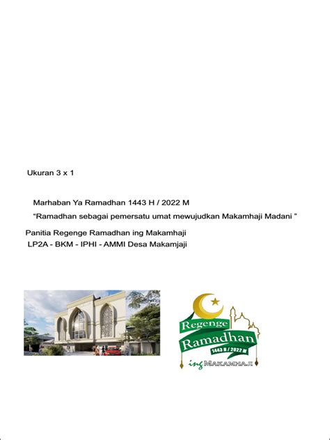 Brief Mmt Masjid 3 X 1 Pdf