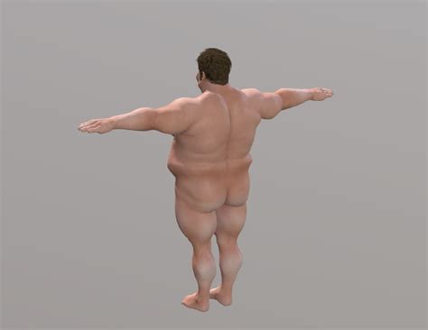 3D Model Character Rigged Naked TurboSquid 1554218